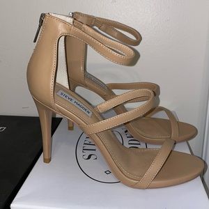 Nude Strappy Heeled Sandal